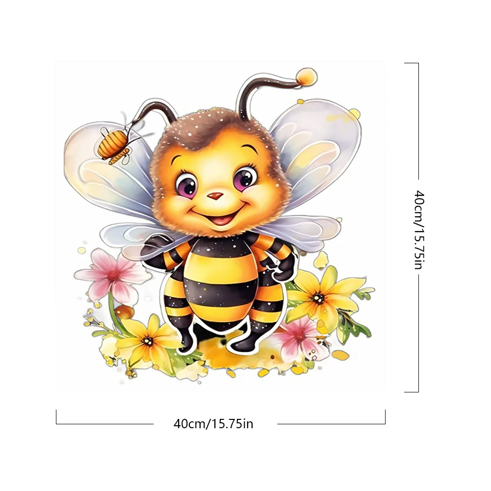 DIY Paint By Number 40*40cm - Hard-Working Bees