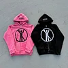 No Fcks Allowed Casual Zip-Up Long Sleeve Hoodie