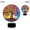 DIY 5D Diamond Painting Acrylic Life Tree  Night Light Lamp Home Decoration Ornament Gift Kit