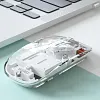 Transparent Wireless Bluetooth Mouse Silent Ergonomic Laptop Tablet Mouse