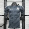 2024/2025 Player Version Real Madrid Black Retro Model Football Jersey 1:1 Thai Quality
