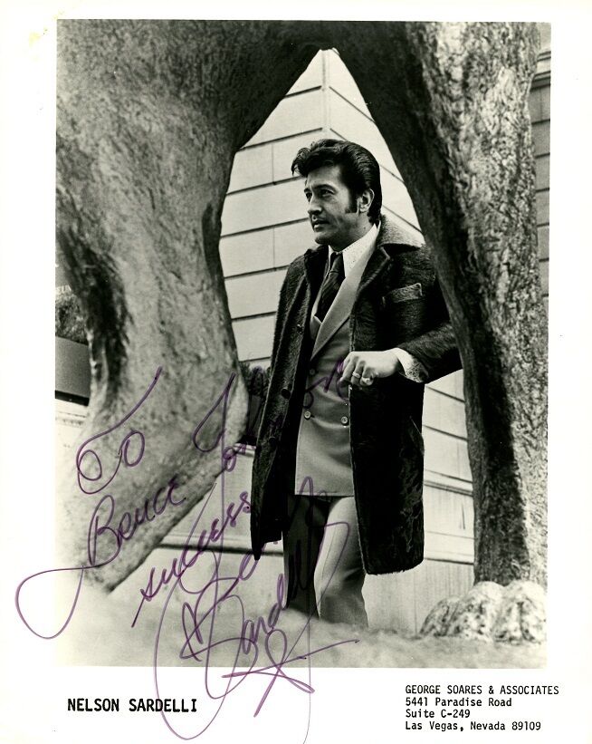 NELSON SARDELLI Signed Photo Poster painting