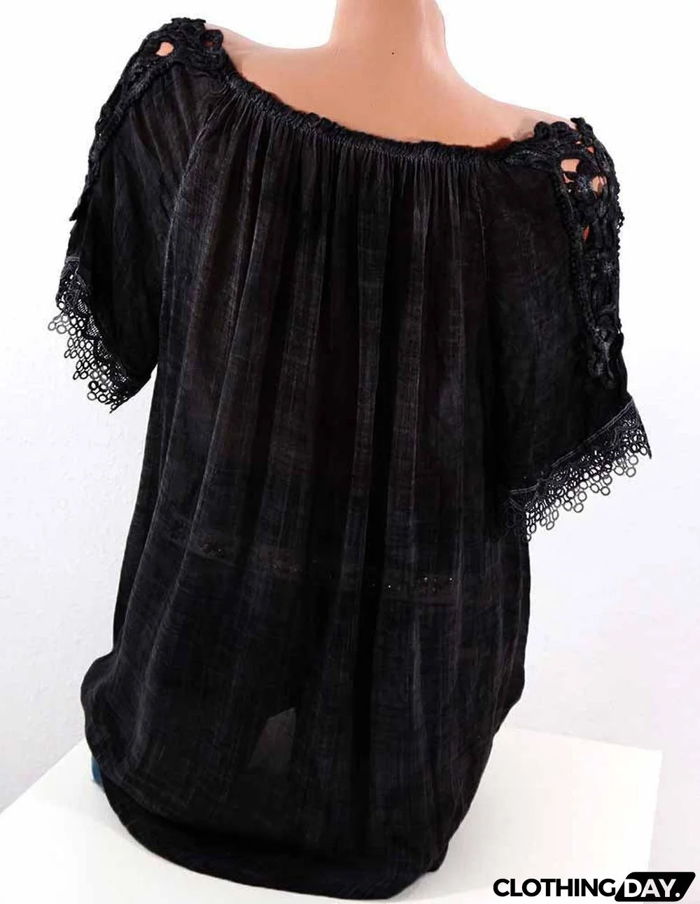 Women's Unique Summer Off-shoulder Short-sleeved T-shirt Blouses
