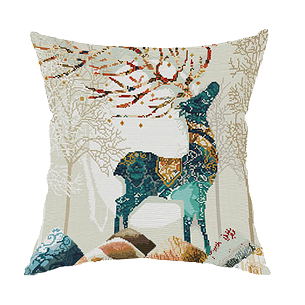 

Elk - 11CT Stamped Cross Stitch - Pillowcase, 501 Original