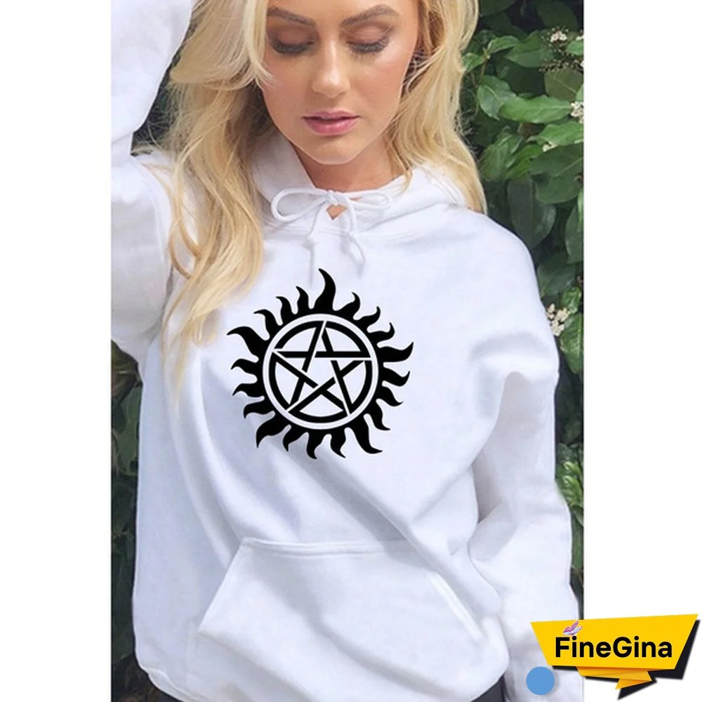 New Men/Women Autumn/Winter Printed Long Sleeve Solid Color Sweatshirt Hooded Pullover Plus Size
