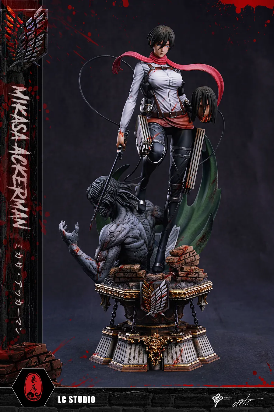 PRE-ORDER LC Studio Attack On Titan Mikasa·Ackerman 2.0 Statue(GK)