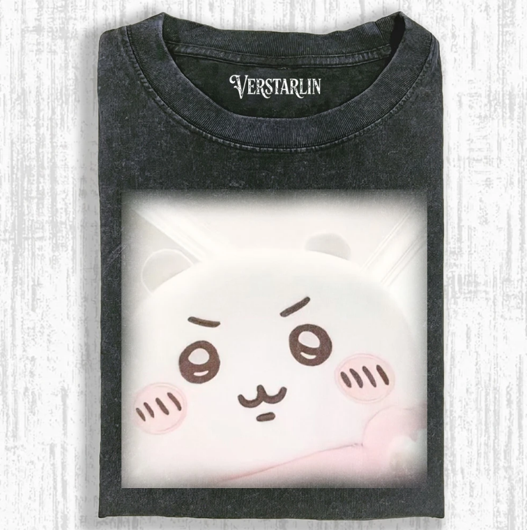 Cute Cartoon Graffiti Print Casual Top