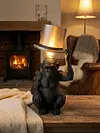 Monkey Table Lamp with Top Hat Animal Desk Lamp for Monkey Lovers Fun Creative Decorative Lamp for Sleep Nursery Office & Home Decor