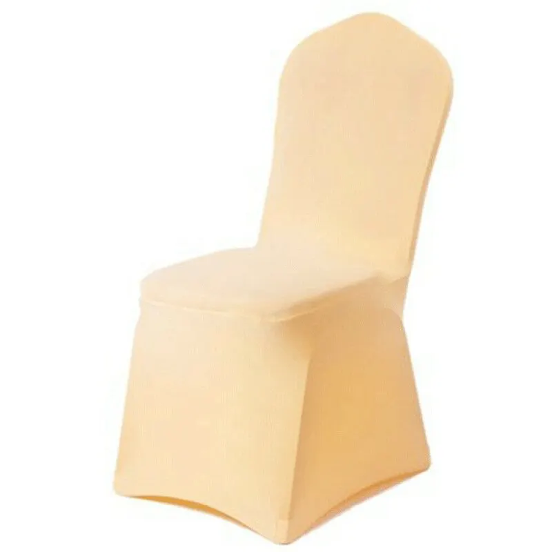 Spandex Chair Cover Solid Anti-slip Cover Stretch Wedding Banquet Party Elastic Slipcover Modern Kitchen Seat Case Chair Covers