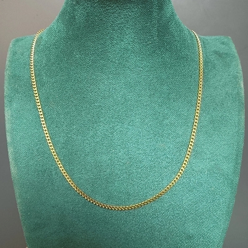 Titanium Steel 18K Gold Plated Minimalist Plating Solid Color Necklace