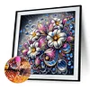 DIY Partial Special Shaped Drill Diamond Painting-Flower