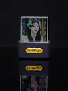 Crystal Cube Holographic Desktop Smart Weather Station Digital Clock for Home