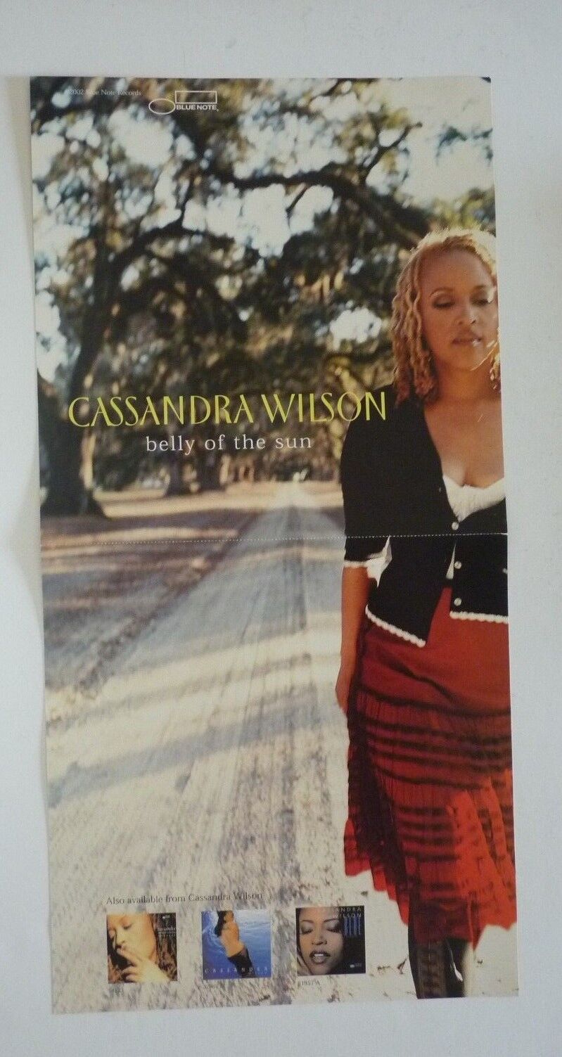 Cassandra Wilson Bell of the Sun LP Record Photo Poster painting Flat 12x24 Poster