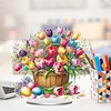 Tulips DIY Acrylic Desktop Diamond Art Kit Single-Sided for Home Decor