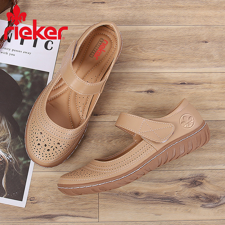 RIEKER® NOVÉ, DUTÉ, PRODYŠNÉ, POHODLNÉ DÁMSKÉ SANDÁLY
