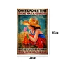 Cowgirl - Vintage Metal Signs - 20*30cm - Western