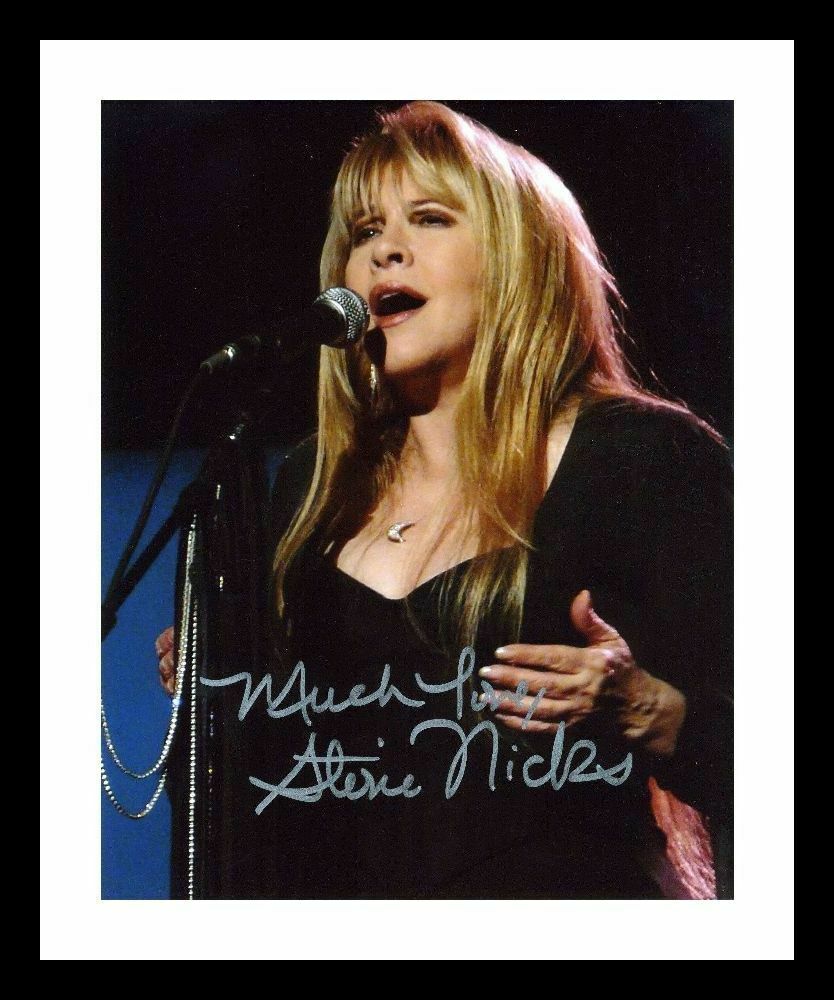 Stevie Nicks Autograph Signed & Framed Photo Poster painting 3