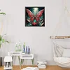 >SALE<5D DIY Partial Special Shaped Drill Diamond Painting Kit Butterfly Decor 30x30cm