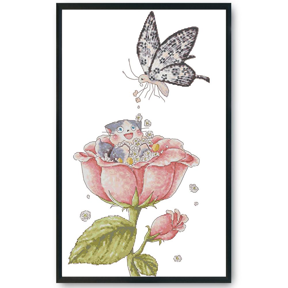 

Pollination - 14CT Stamped Cross Stitch - 60*39cm, 501 Original