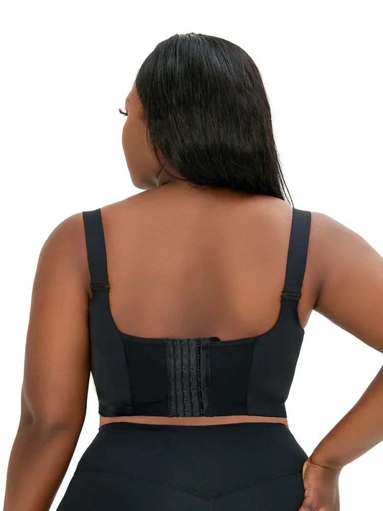 Nakans Back Smoothing Bra, Full-Back Coverage Bra Hides Back Bra Sculpting  Uplift Bra for Women (Color : Black, Size : 46C)
