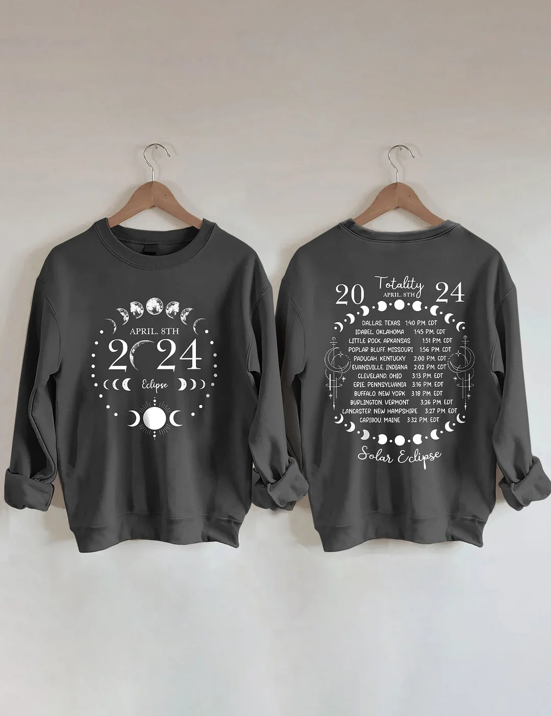 Total Solar Eclipse April 8th 2024 Sweatshirt