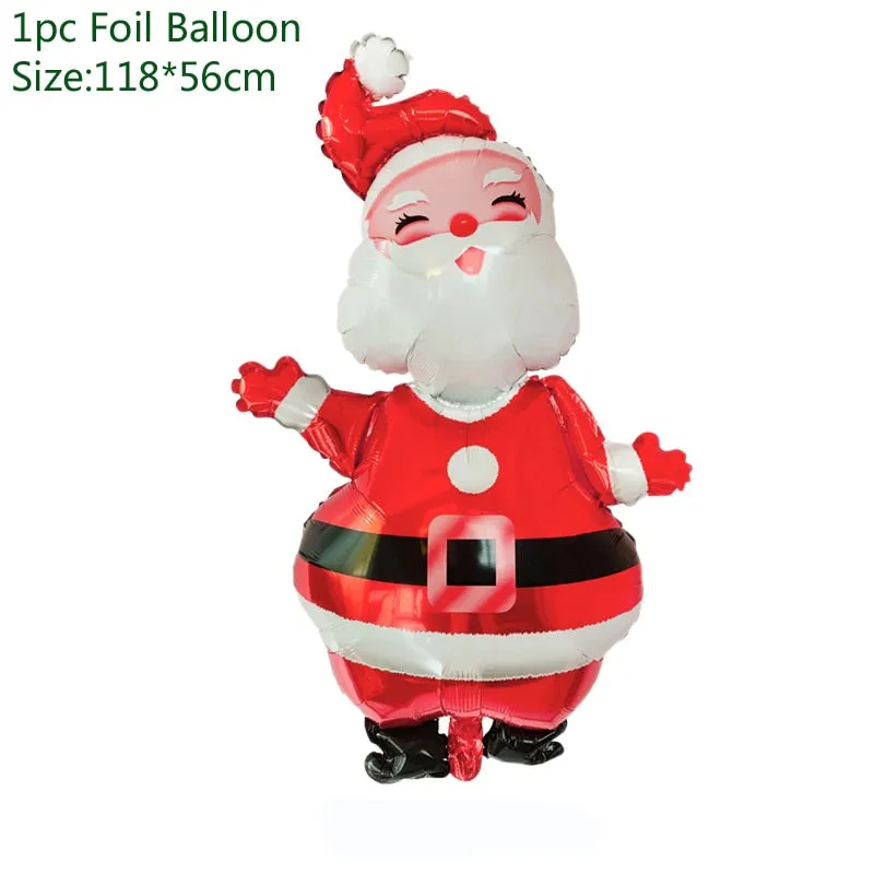 Christmas Decorations for Home Merry Christmas Balloons Banner Photo Booth Props 2022 Happy New Year Decorations Navidad 2020