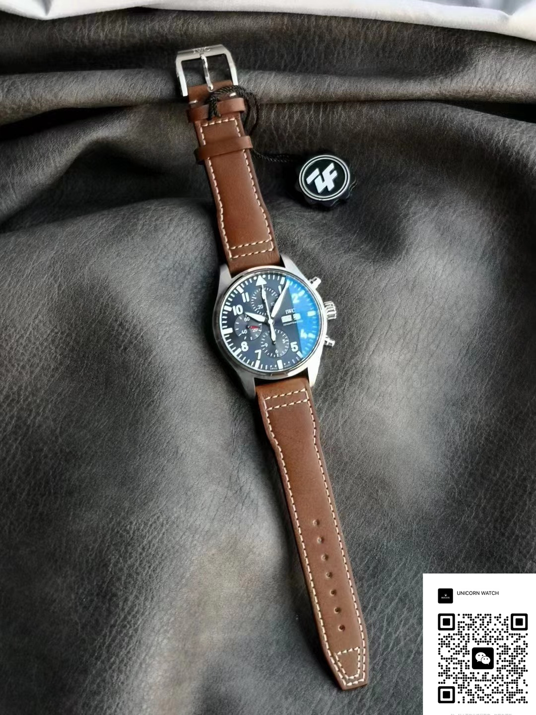 ZF廠 IWC萬國 飛行員系列 IW377714手錶 藍色錶盤 41mm