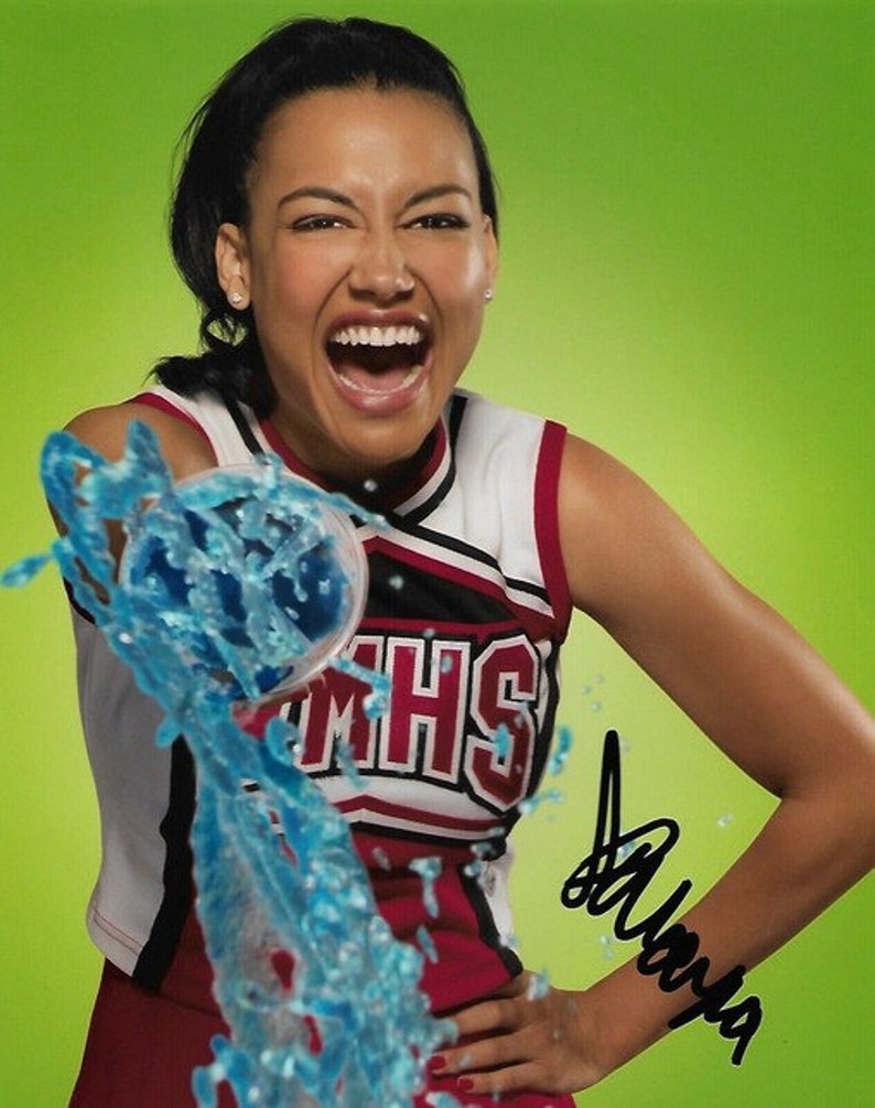 Naya Rivera Signed Photo Poster painting 8x10 rp Autographed ** Glee **