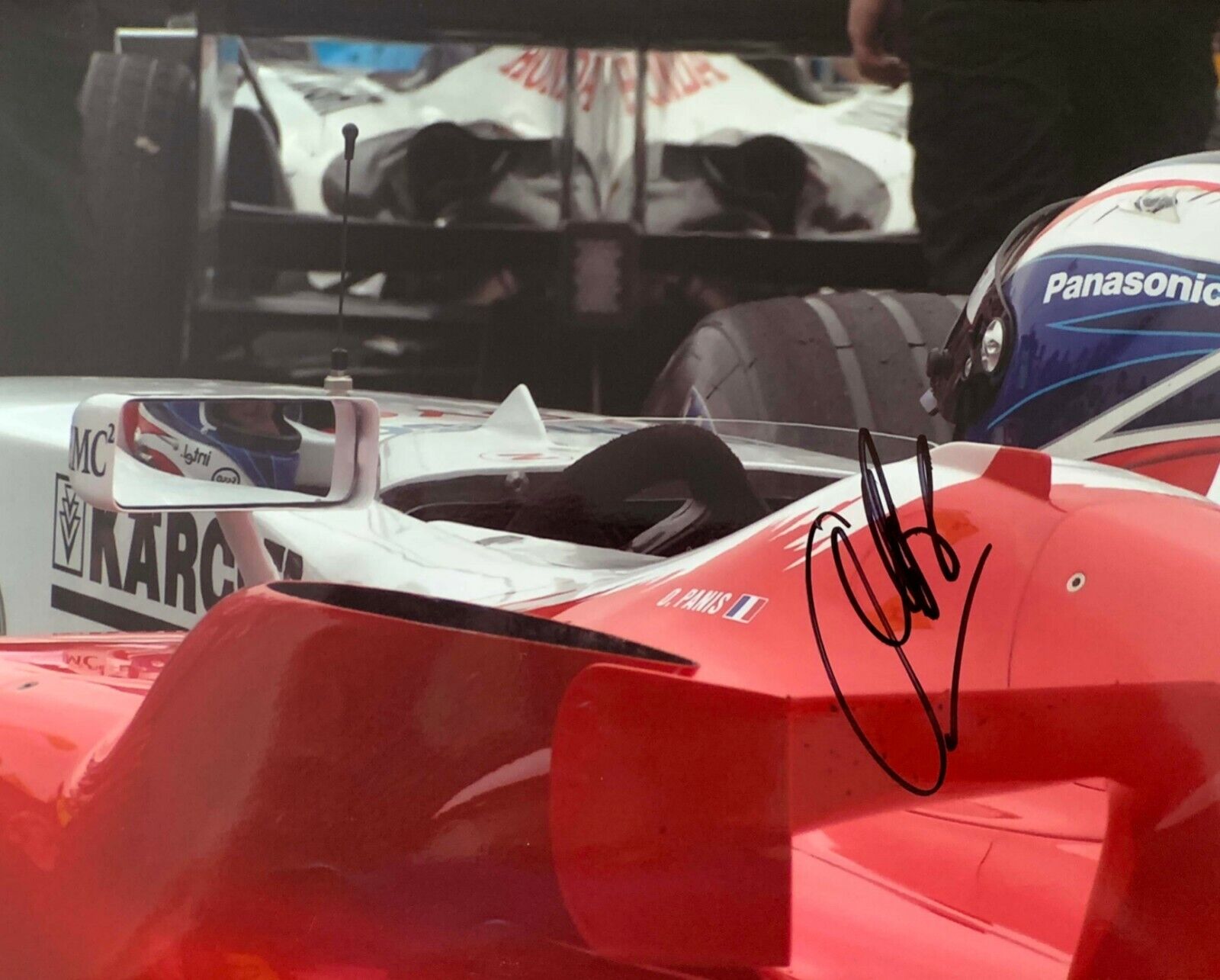 Olivier Panis Formula One Toyota Hand Signed Autograph Ligier Honda