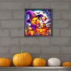 Halloween Winnie Puuh - runder Bohrer Diamantmalerei - 45*45cm (teilweiser Bauchbohrer)
