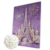 Upgrade Pearl Eiffel Tower Castle DIY Premium 5D Diamond Painting Kit Pearlls painting Sparkling Special Shaped Diamond painting