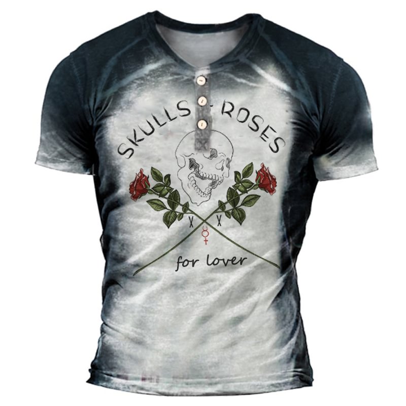 Skulls Roses For Lover Tactical T-shirt-Compassnice®