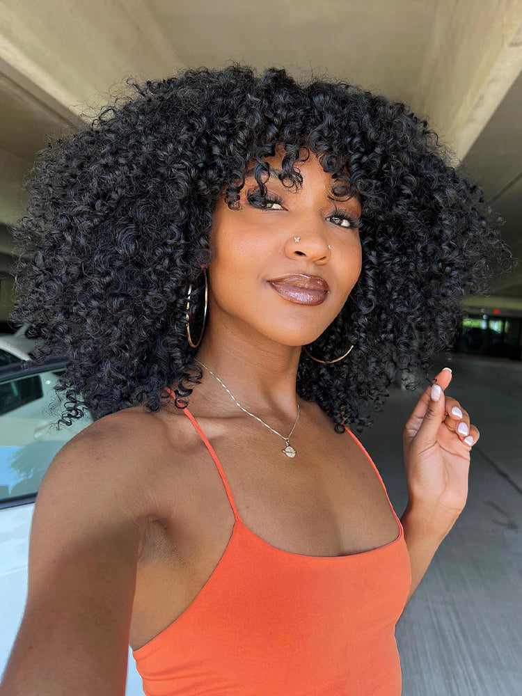 Boruihair Kinky Curly HD Lace Wig | 2x6 Closure Wig | 100% Human Hair