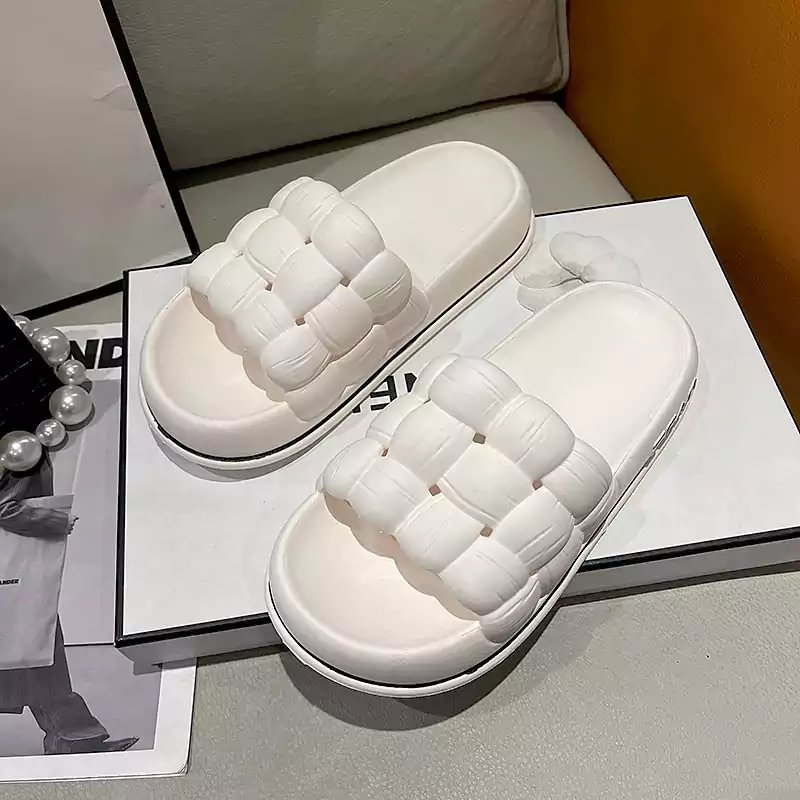 Letclo™ Anti-Slip Platform Couple Slippers letclo 