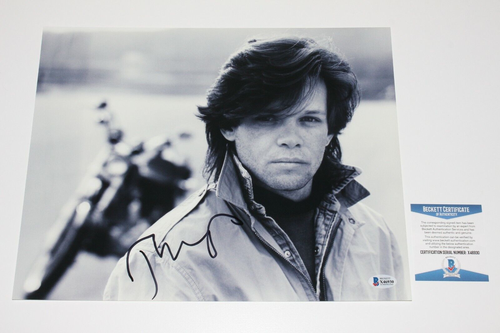 JOHN COUGAR MELLENCAMP HAND SIGNED 11X14 Photo Poster painting D BECKETT COA SINGER AUTOGRAPH