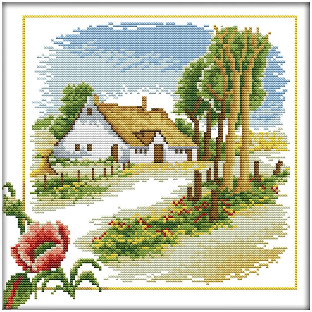 

Summer - 14CT Stamped Cross Stitch - 31*31cm, 501 Original