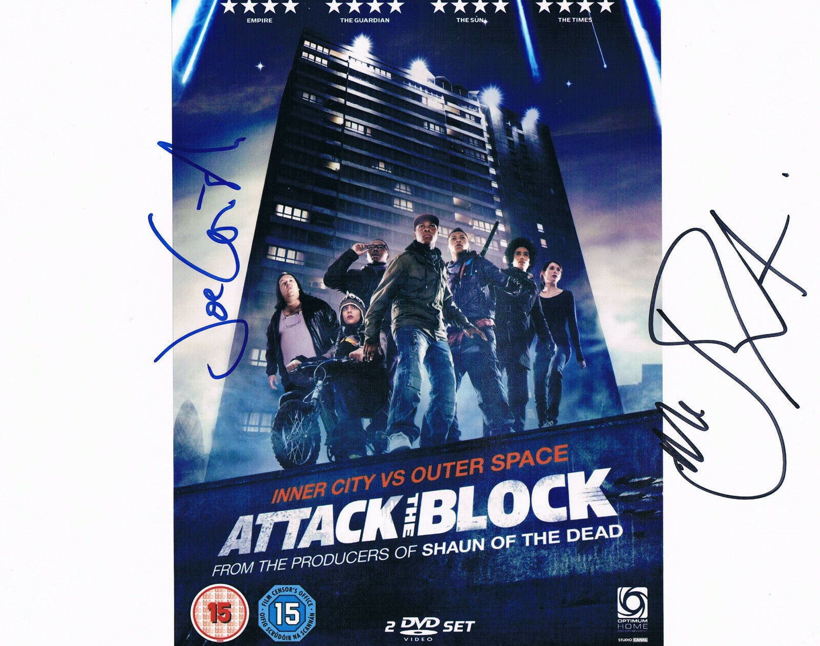 Joe Cornish & Nira Park genuine autograph 8x10 Photo Poster painting signed Attack the Block