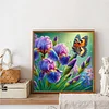 Diamond Painting - Full Round Drill - Butterfly Flower(Canvas|30*30cm)