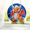 Diamond Painting Double Sided Christmas Dragon Suncatcher Hanging Decoration