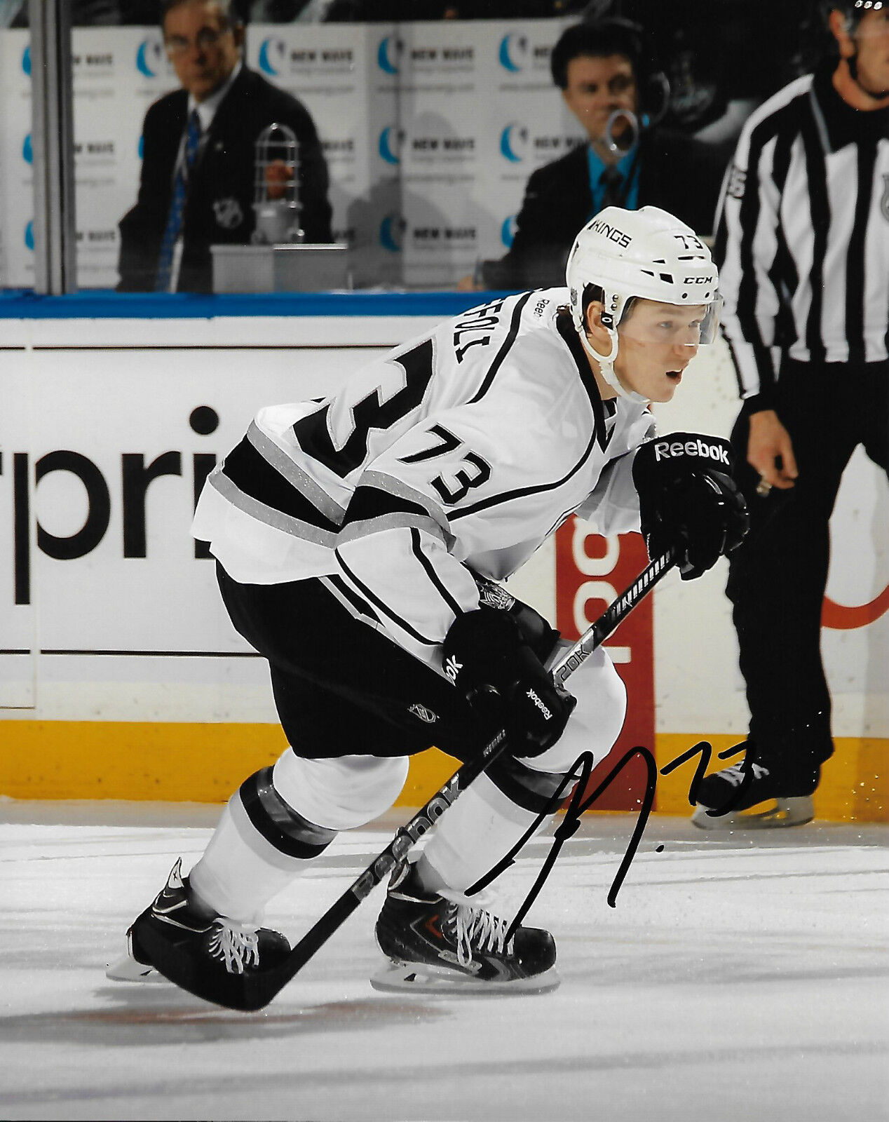 Los Angeles Kings Tyler Toffoli Autographed Signed 8x10 NHL Photo Poster painting COA G