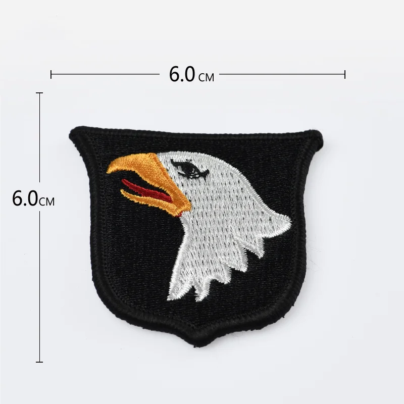 Military Fans Outdoor Embroidered Armbands Velcro Epaulettes