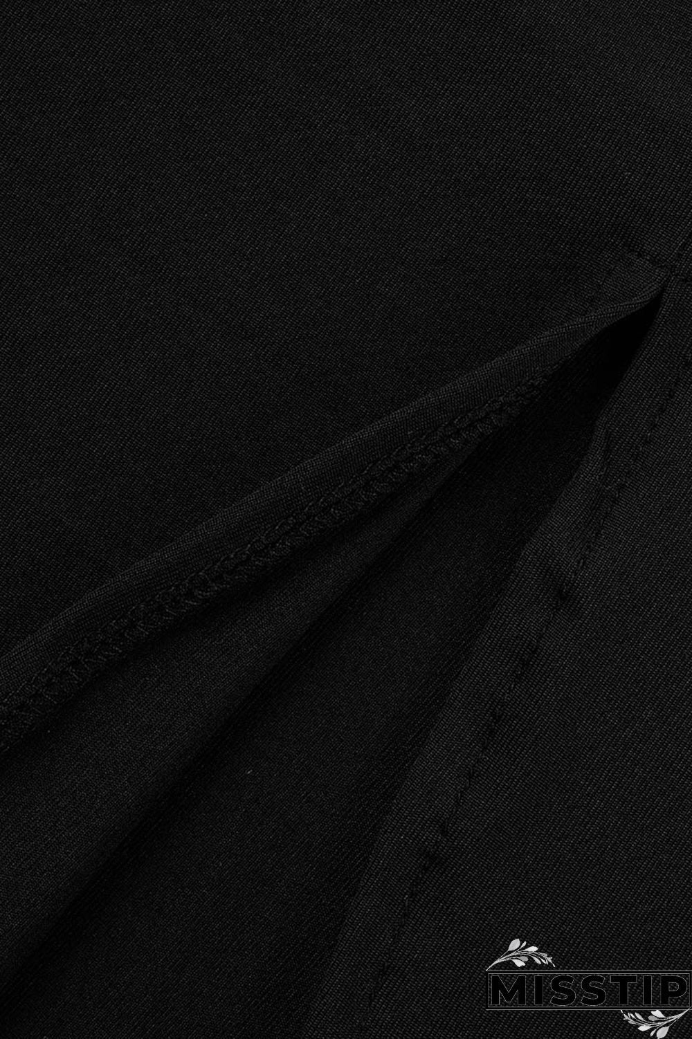 Black Fashion Casual Solid Patchwork Off the Shoulder Long Sleeve Dresses