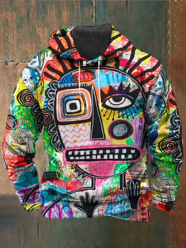 Unisex Art Print Heavyweight Hoodies