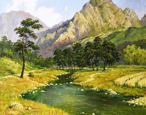 

Spring Scenery – Paint By Numbers - 40*50CM, 501 Original