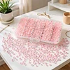 800Pcs 4/6/8/10mm Glass Beads for Jewelry Making Crystal Faceted Jewelry Beads with Holes for Bracelets Necklace Pendants Making Supplies