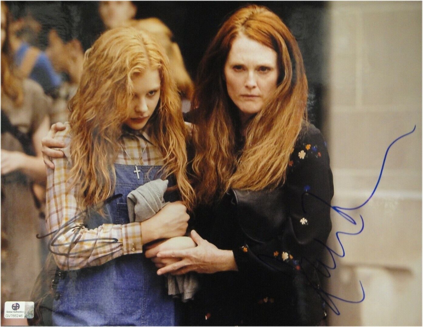 Chloe Moretz Julianne Moore Signed 10x13 Photo Poster painting Dark Shadows If I Stay GA766246