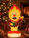 Glowing Snow Miser Figure Classic Unique Look for Outdoor Lawn Porch Decor