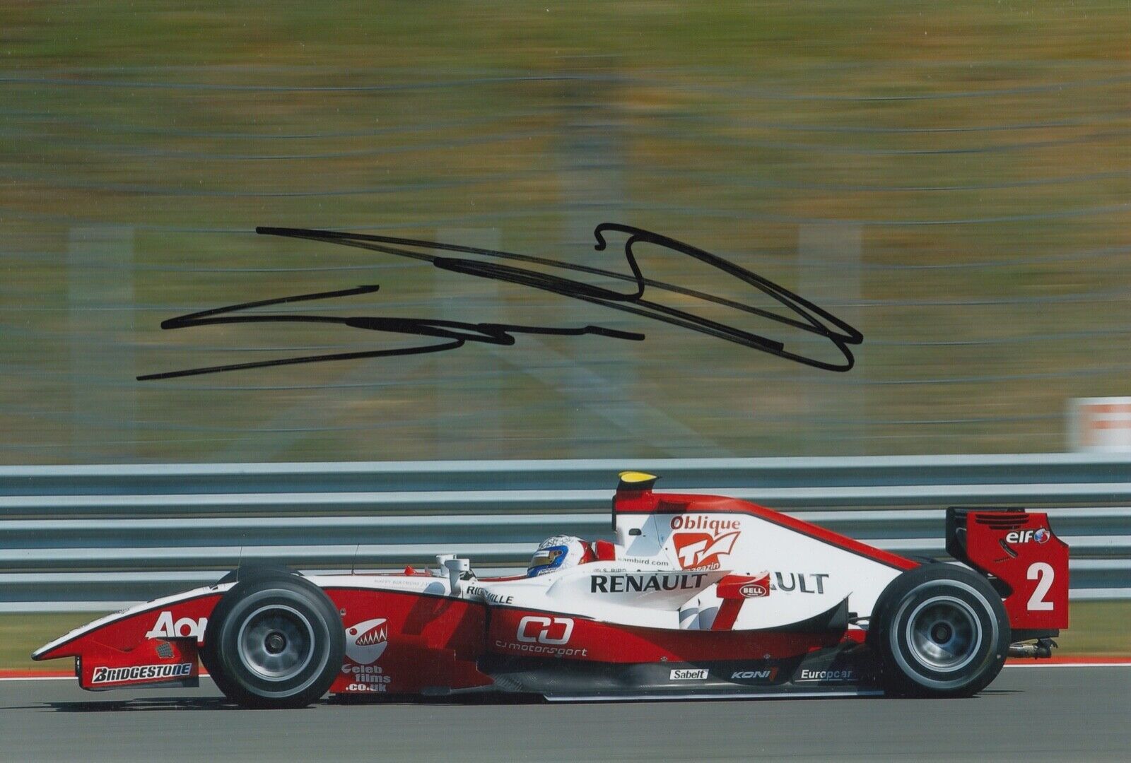 Sam Bird Hand Signed 12x8 Photo Poster painting F1 Autograph GP2