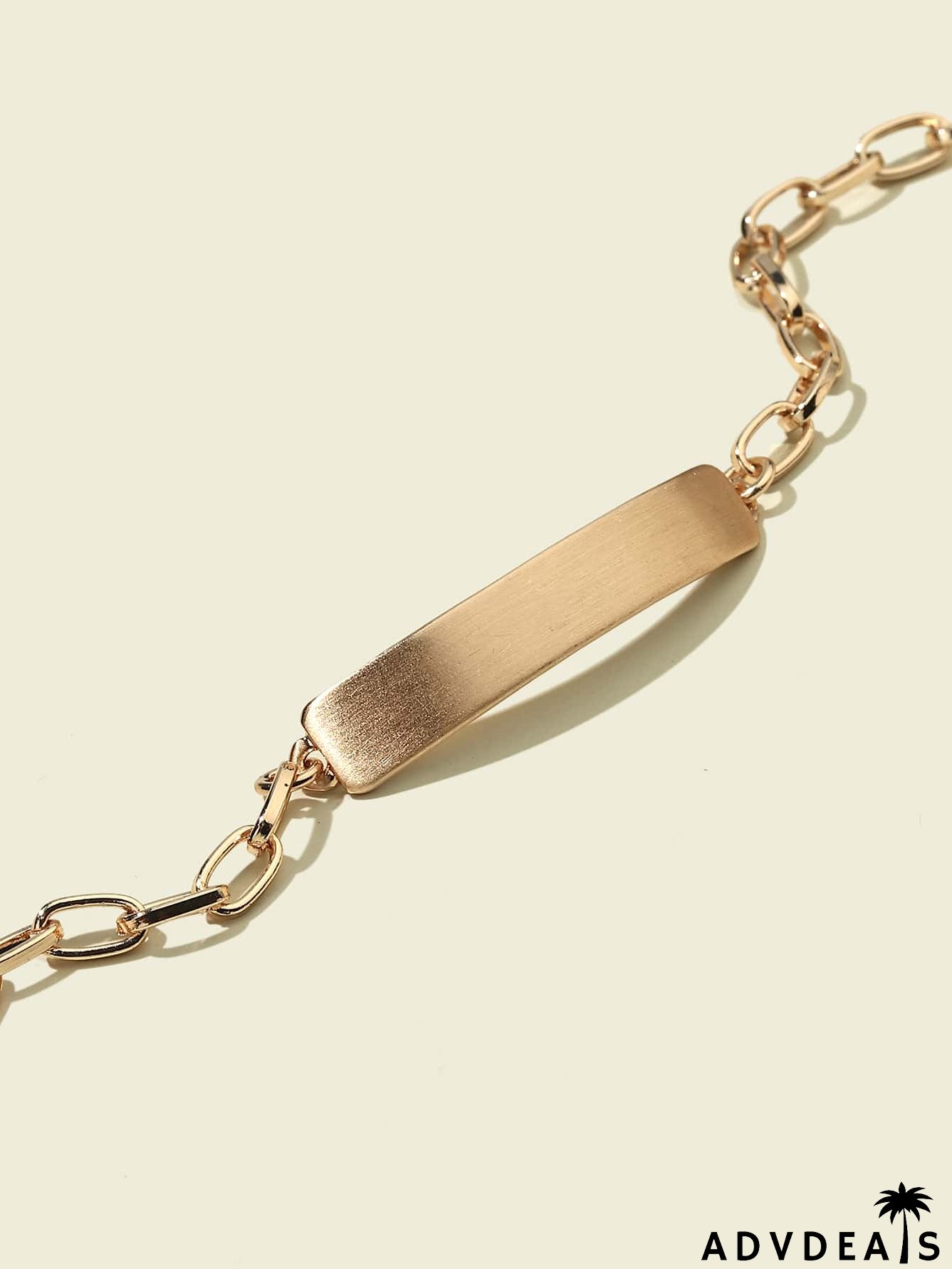 Geometric Decor Link Bracelet