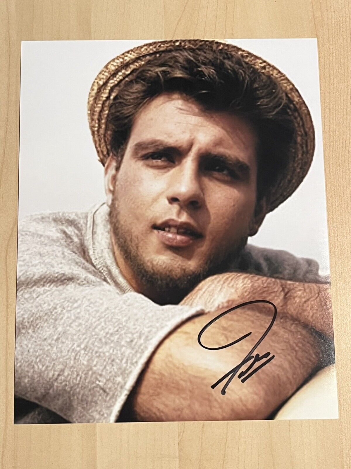 FABIAN HAND SIGNED 8x10 Photo Poster painting ACTOR SINGER AUTOGRAPHED TEEN IDOL COA